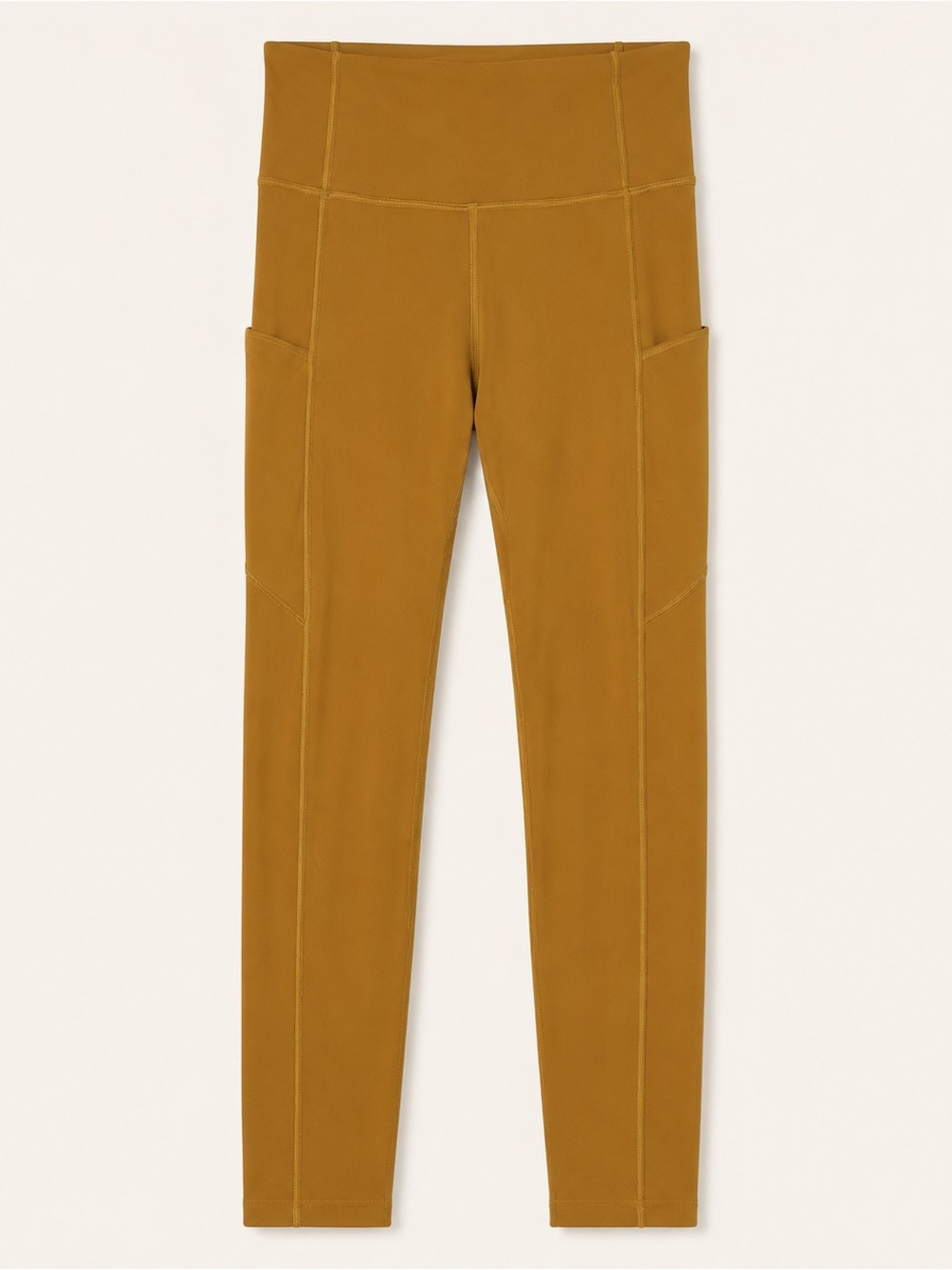 Lululemon Invigorate High Rise Tight 25” Gold Spice Size 6 Pocket Leggings